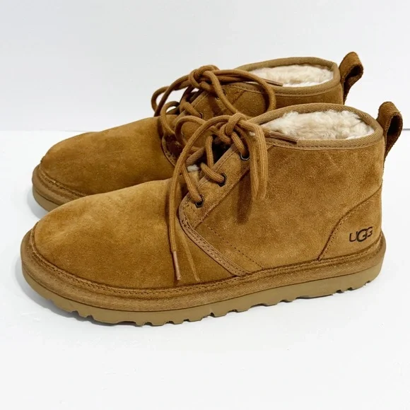 UGG Men's Brown Suede Neumel Chukka Boots size 8 - Picture 1 of 8